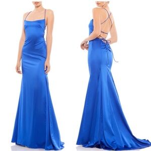 Ieena by Mac Duggal Blue Gown
